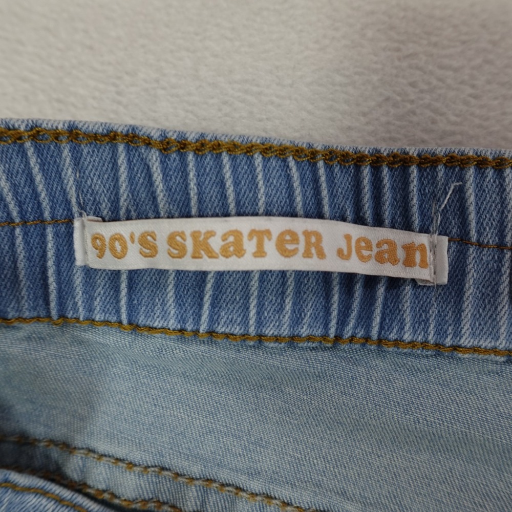 Celebrity Ace Jeans Size 7/28 Blue 90s Skater Cargo Pockets Y2K Grunge - Picture 4 of 14